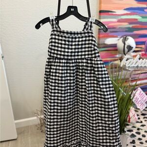 Black and White Gingham Dress
